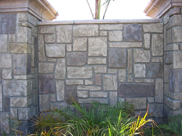 Decorative Concrete Wall or Entrance - Outdoor Life, Inc. - Outdoor ...